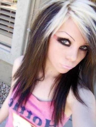 15P Cute emo teen having sex at home