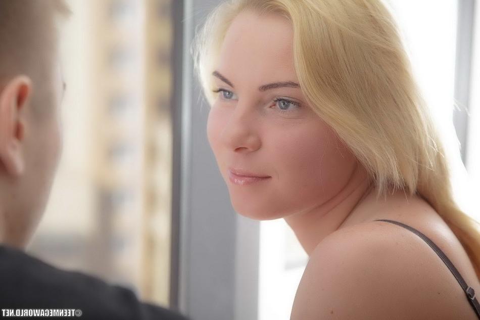 15P Blonde teen angel enjoys anal fucking with blowjob