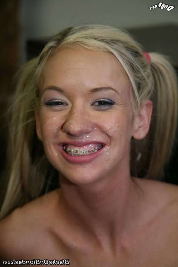 16P Blonde Kaylee Hilton in interracial anal fuck love