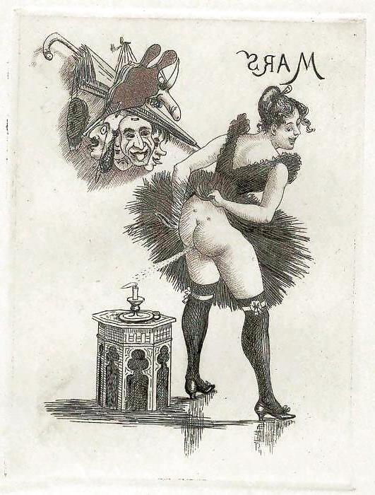 13P Erotic Calendars 1 - France c. 1880