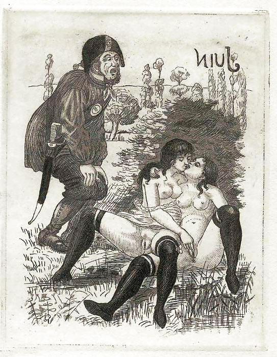 13P Erotic Calendars 1 - France c. 1880