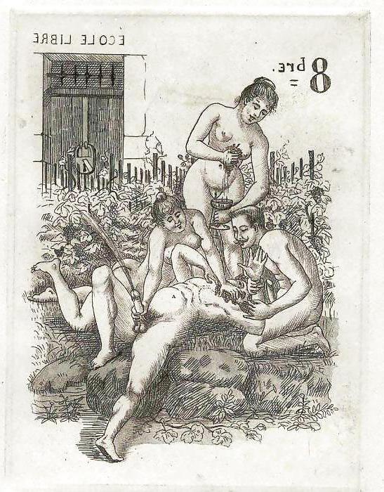 13P Erotic Calendars 1 - France c. 1880