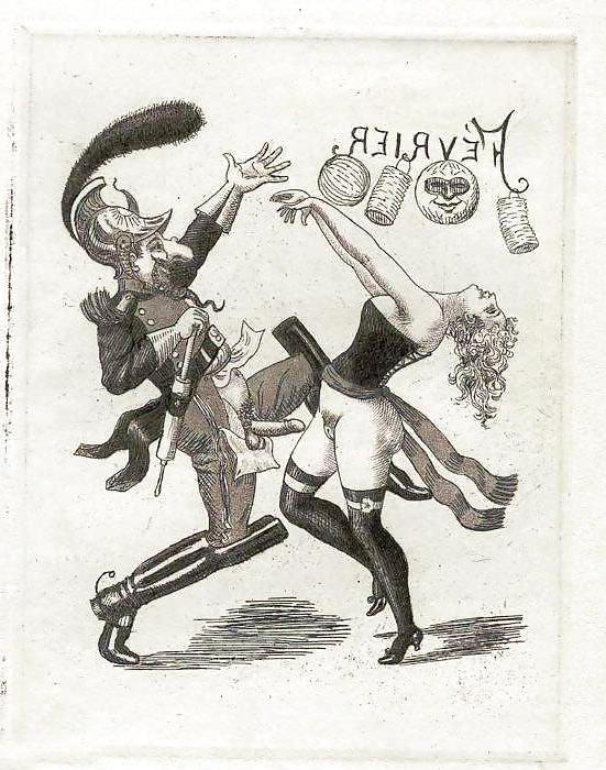 13P Erotic Calendars 1 - France c. 1880