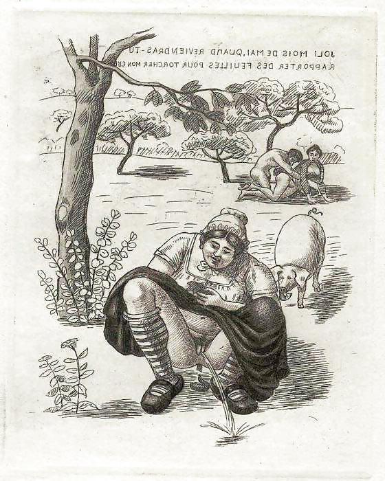 13P Erotic Calendars 1 - France c. 1880