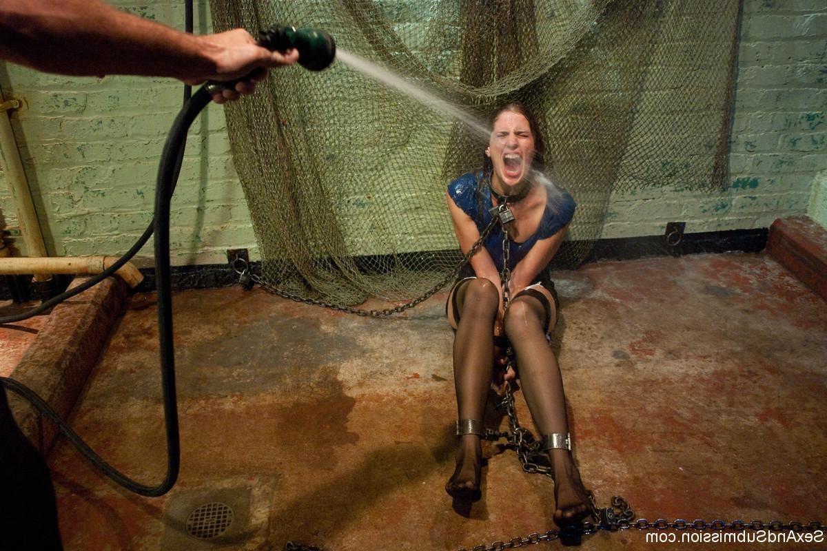 24P Babe gets water tortured, punished and anal fucked in bondage