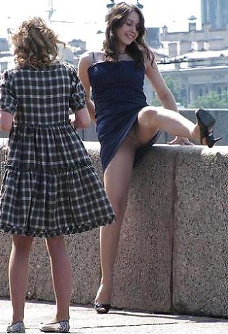 25P Upskirt and stockings