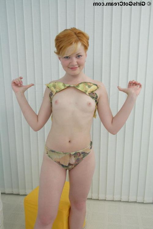 17P Redhead teenie gets her first juicy anal creampie