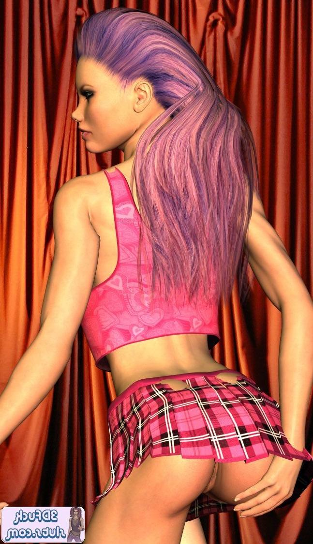 16P Pink hair emo punk