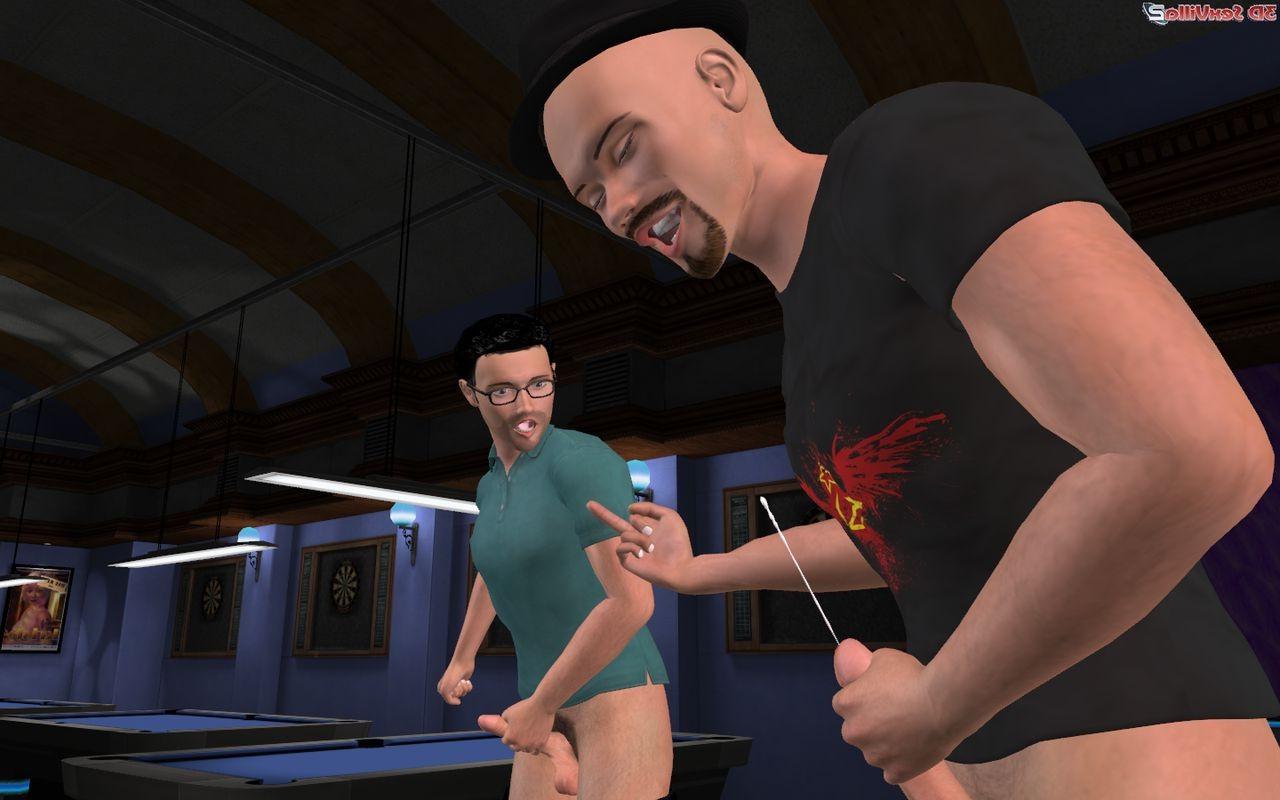 16P Annual 3d animated cock stroking championship