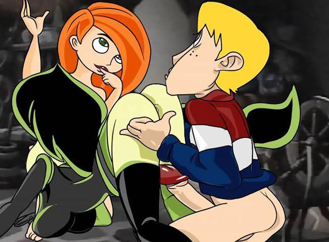 12P Shego gets her pink pussy railed by Rufus's fat dong
