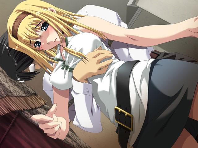 20P Blonde german hentai slut with big juicy tits used as a sex toy