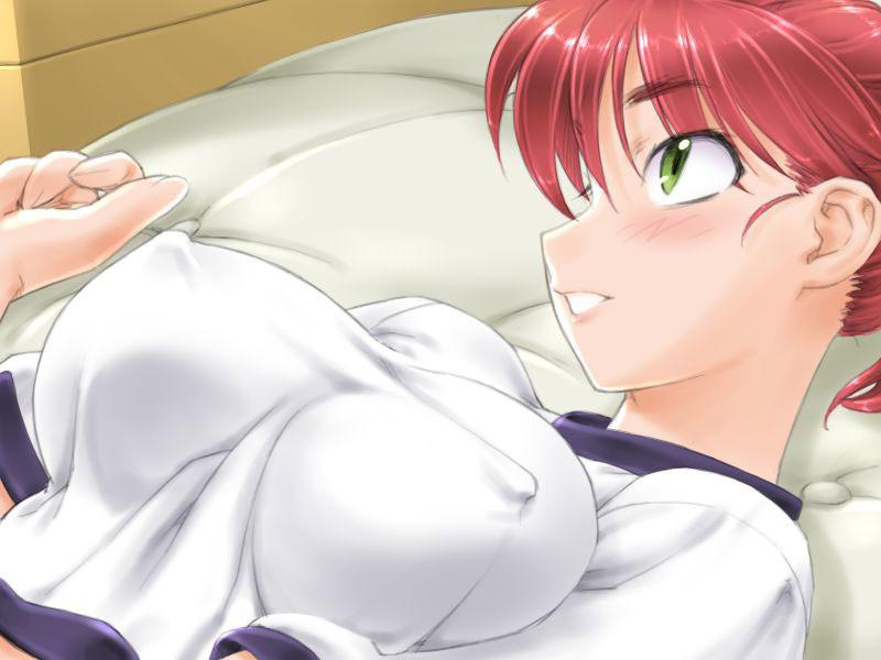 20P The sexiest redhead hentai school with plump big titties