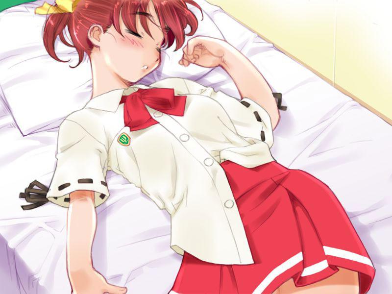 20P The sexiest redhead hentai school with plump big titties