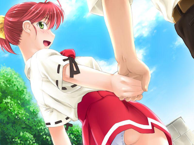 20P The sexiest redhead hentai school with plump big titties