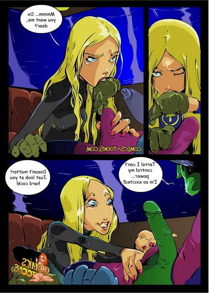 15P Sexy Teen Titans in groupsex story