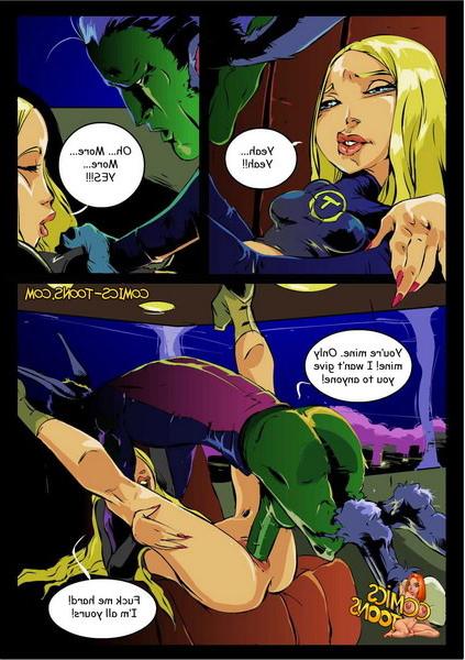 15P Sexy Teen Titans in groupsex story