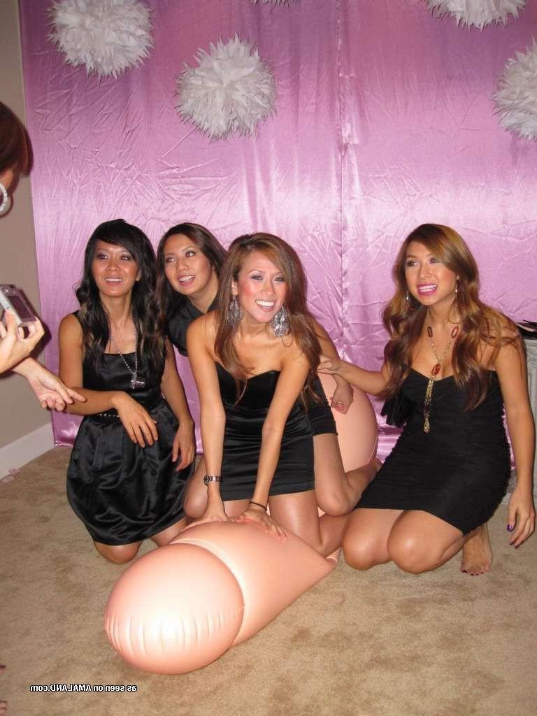 15P Homemade pix of Asian bridal shower with giant inflatable cock