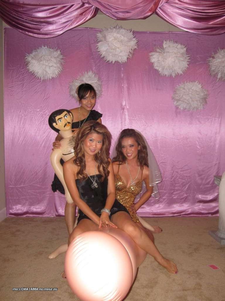 15P Homemade pix of Asian bridal shower with giant inflatable cock