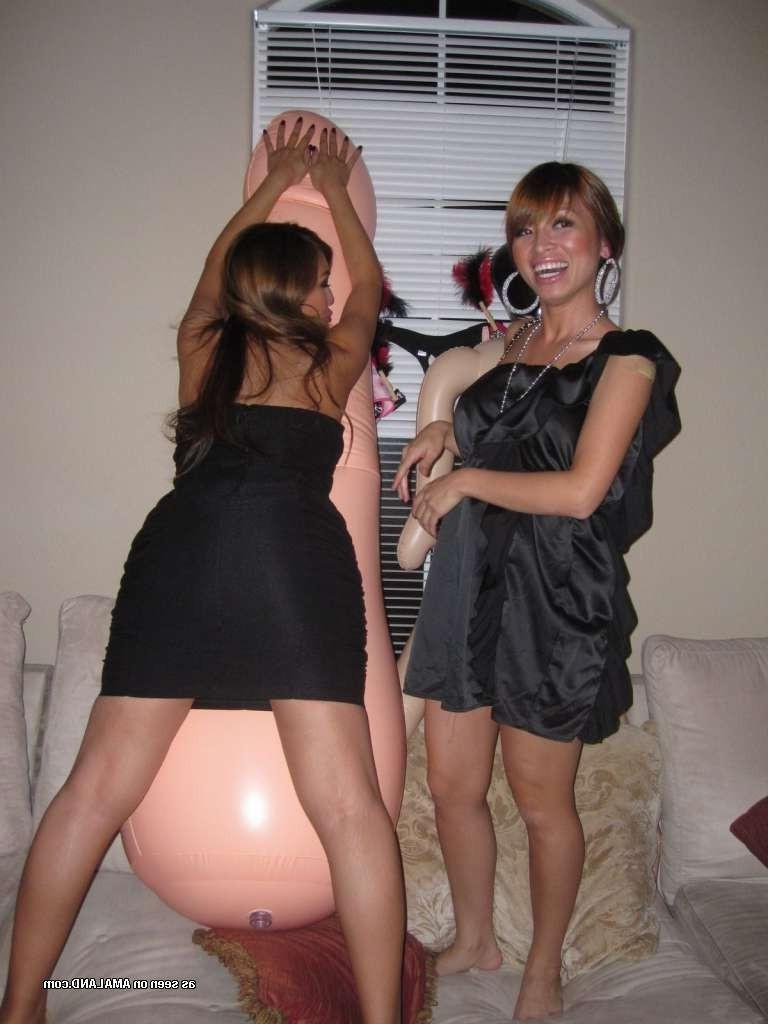 15P Homemade pix of Asian bridal shower with giant inflatable cock