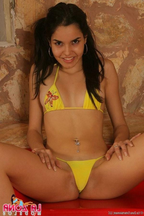 15P Ary gets wet and wild by the tub when she plays with whip cream