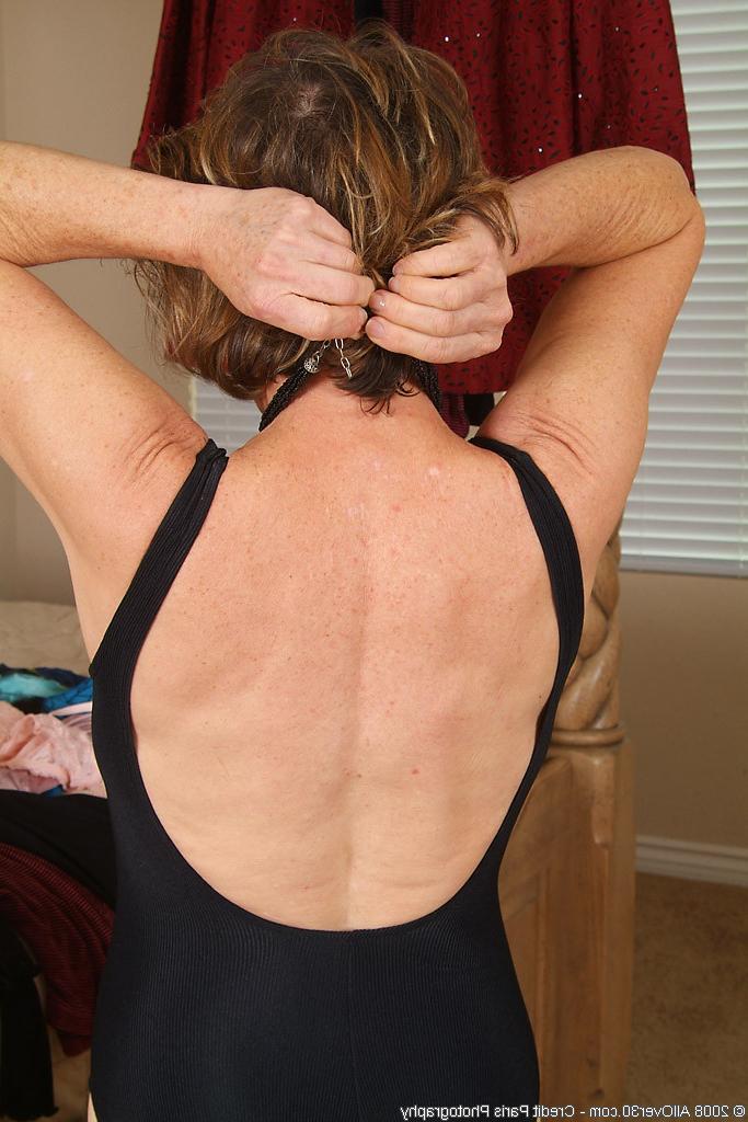 16P old ass Judy shows off her floppy tits