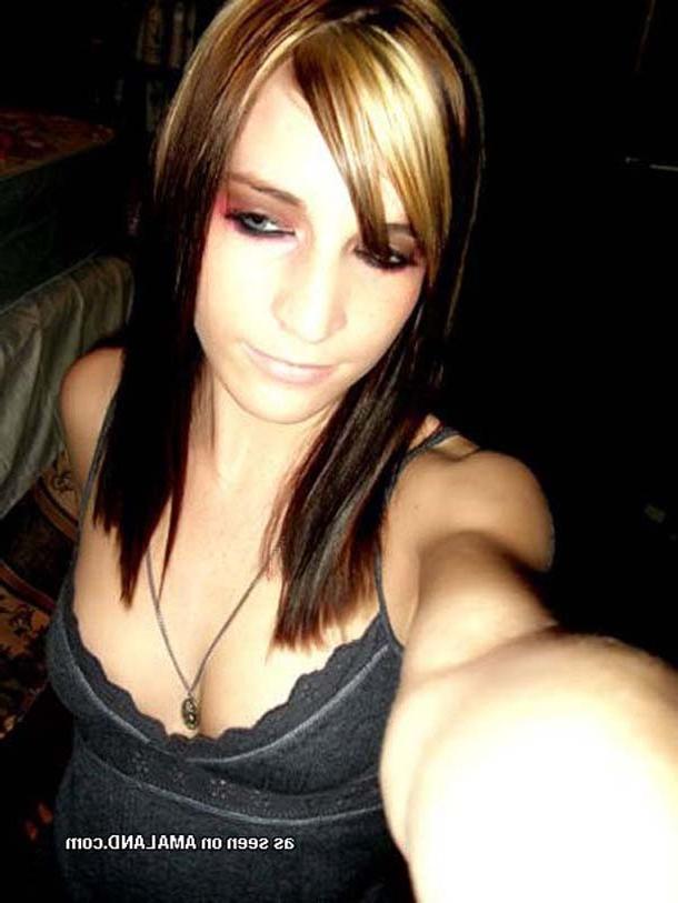 12P Cute Emo babes with nice tatas