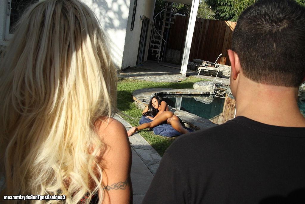 16P Babysitter fucked by couple
