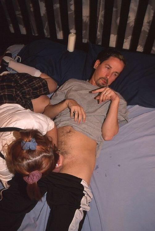 16P Babysitter fucking her employer and his best friend for cash