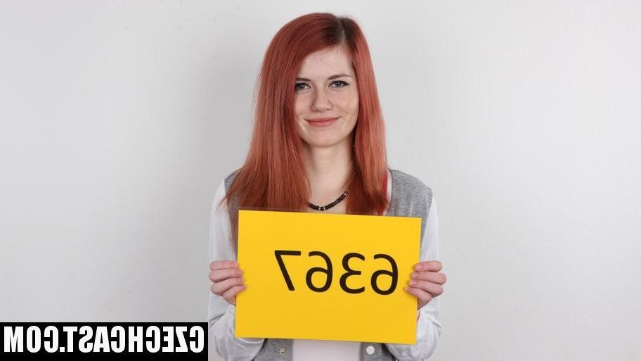 12P Redhead teen and her first porn casting audition where she strip