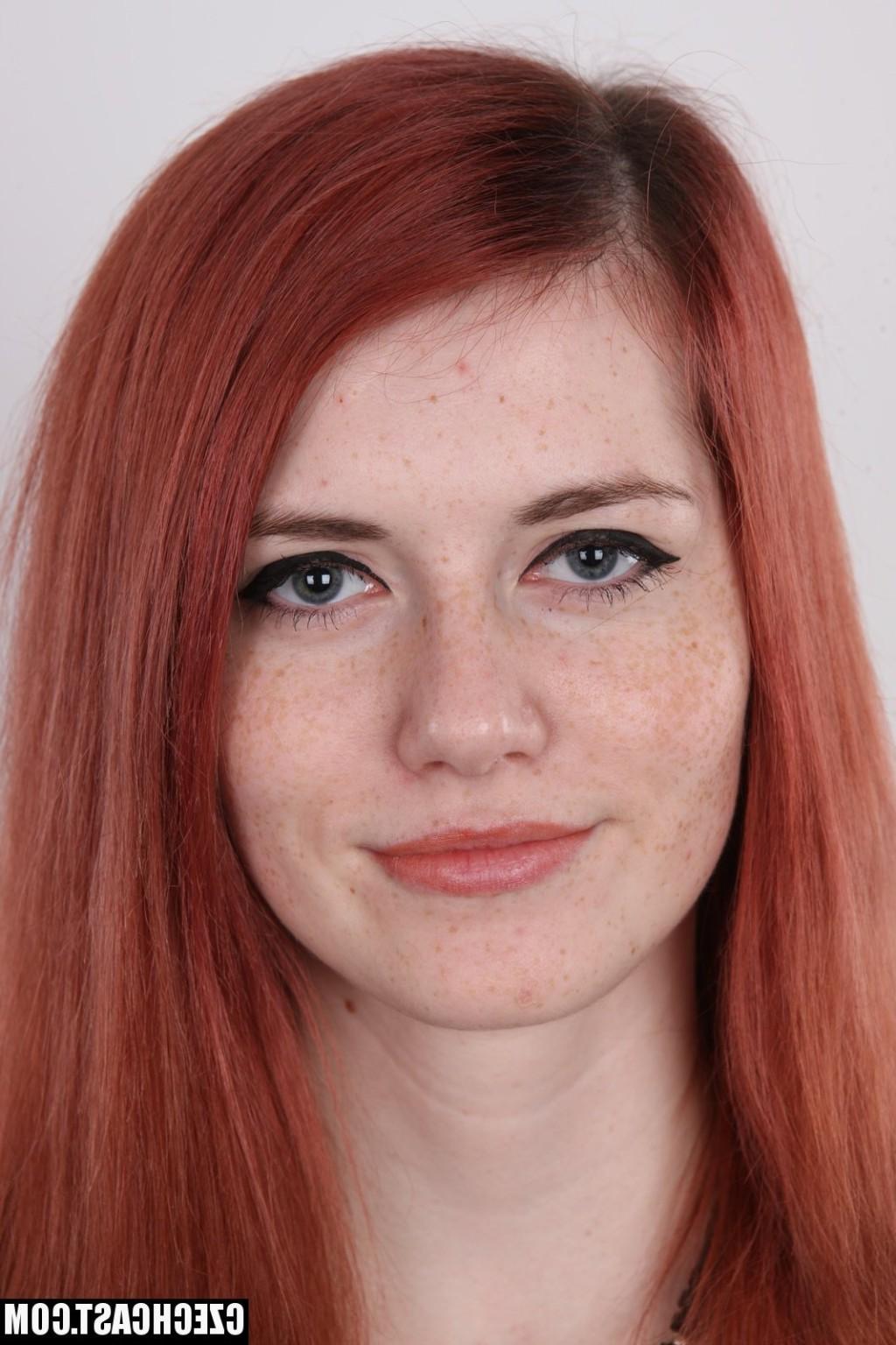 12P Redhead teen and her first porn casting audition where she strip