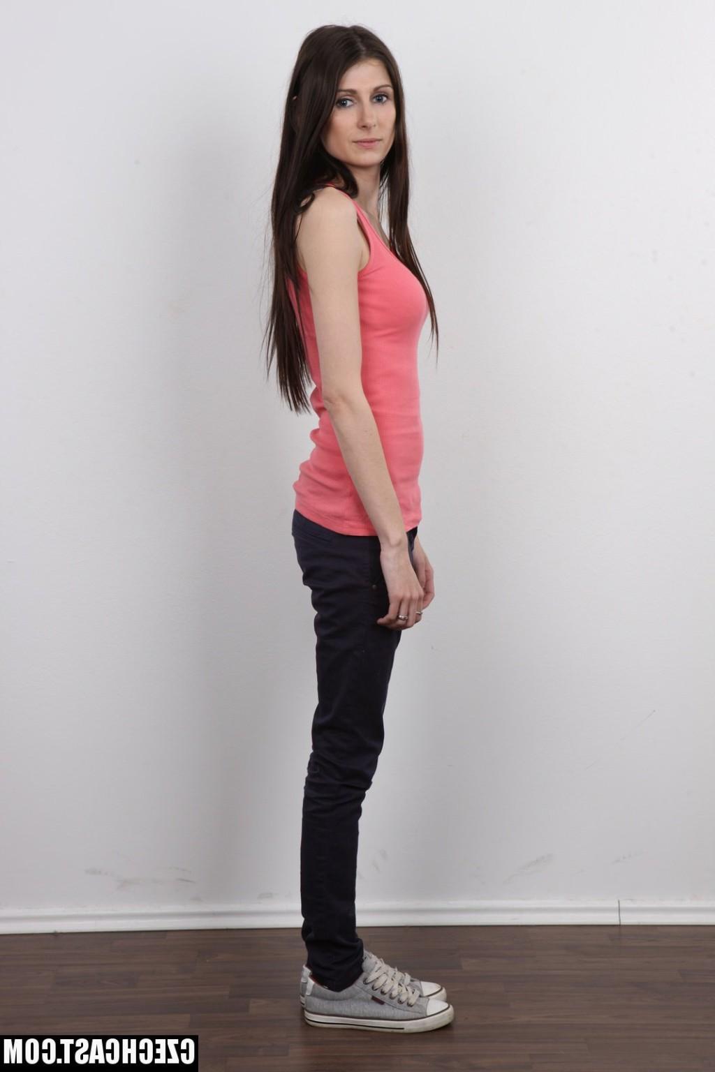 12P Czech Casting with sexy brunette girl Sandra