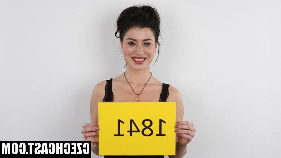 12P Sexy brunette Monika from Czech Republic and her first porn cast