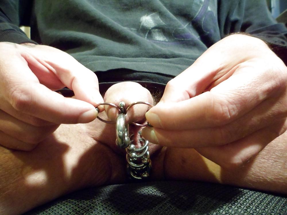 25P My pierced cock