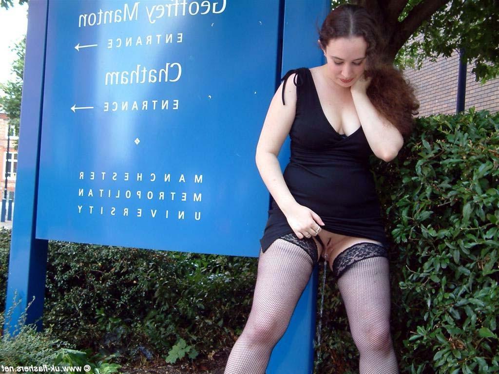 15P Nimue Allens public pissing and flashing