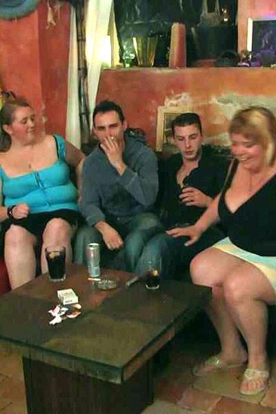 12P Everything you can possibly imagine goes down during this wild BBW orgy filled w