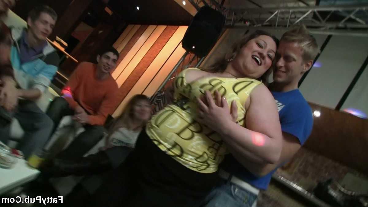 12P The beautiful BBW slut at the party gets naked with her friends and takes dick f
