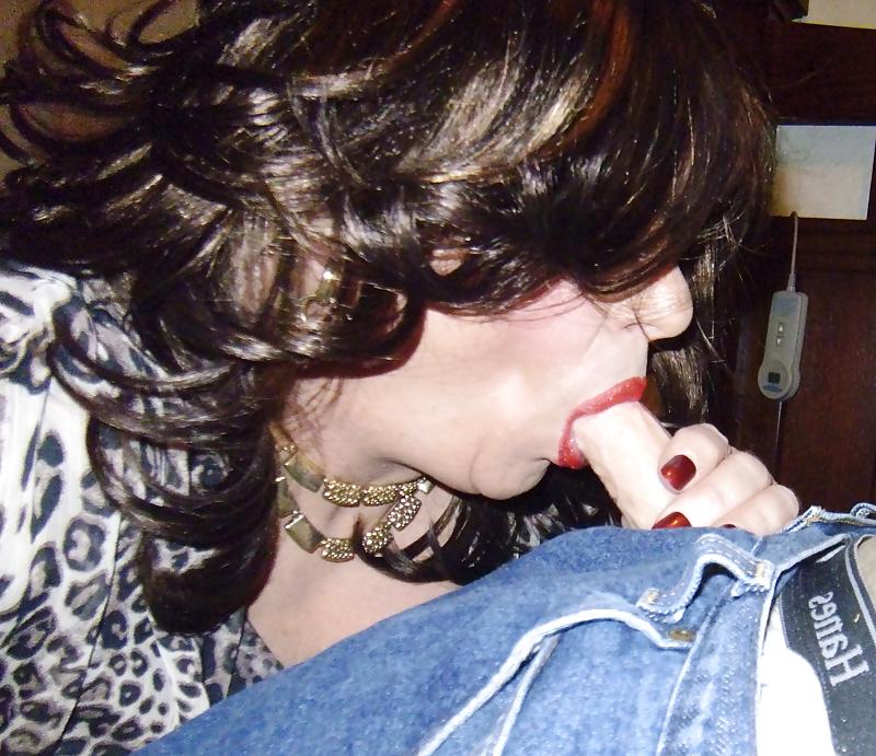 25P Crossdresser Sucking Cock - Training