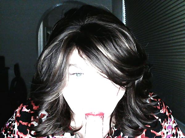 25P Crossdresser Sucking Cock - Training