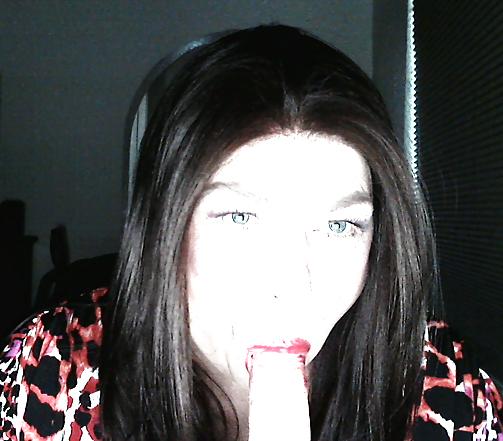 25P Crossdresser Sucking Cock - Training