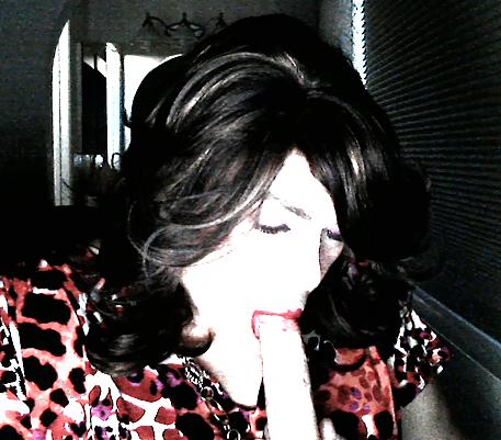 25P Crossdresser Sucking Cock - Training