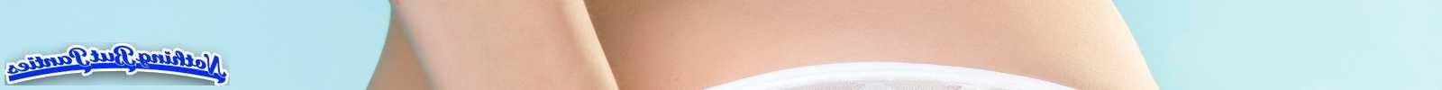 18P Reanna American Apparel white sheer panties 