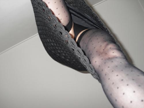 14P Amateurs in Black Stockings