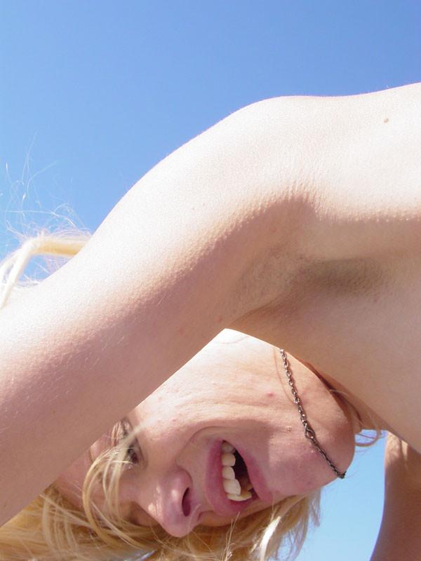 20P Stud bribes blond with flowers.,Studs check out topless cute body.,Gangbang babe