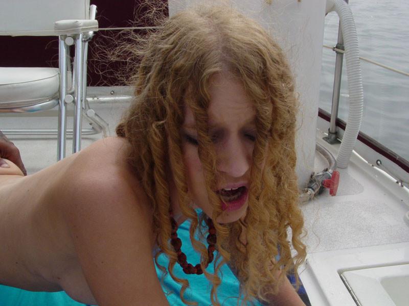 20P Port side chick nice in spring wear.|Petite blond Molly feeding on major beef.|P