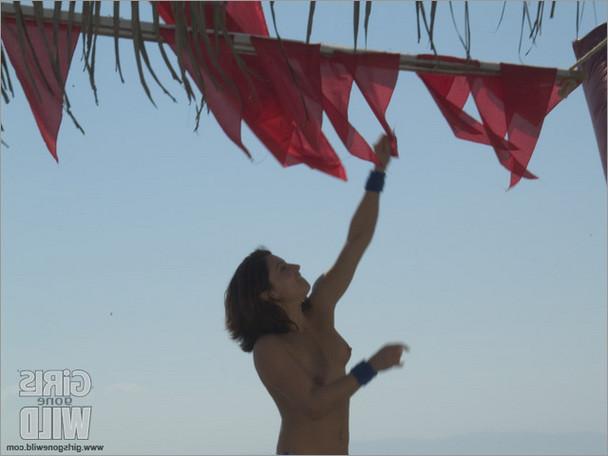 15P Young babes in bikinis caught on camera having some fun