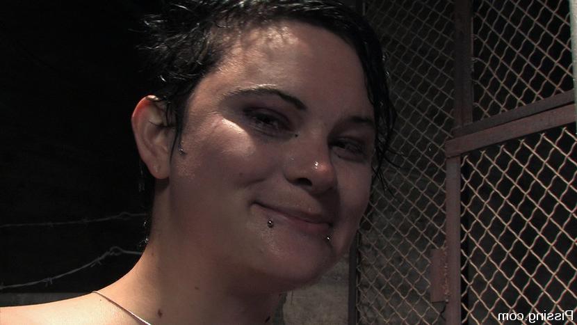 15P Selina is soaked in her clothes from head to toe with warm wet piss