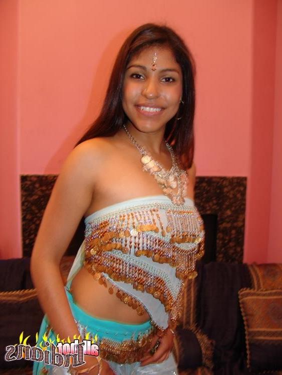 15P Bosomy Indian strips and teases us with her sexy thongs