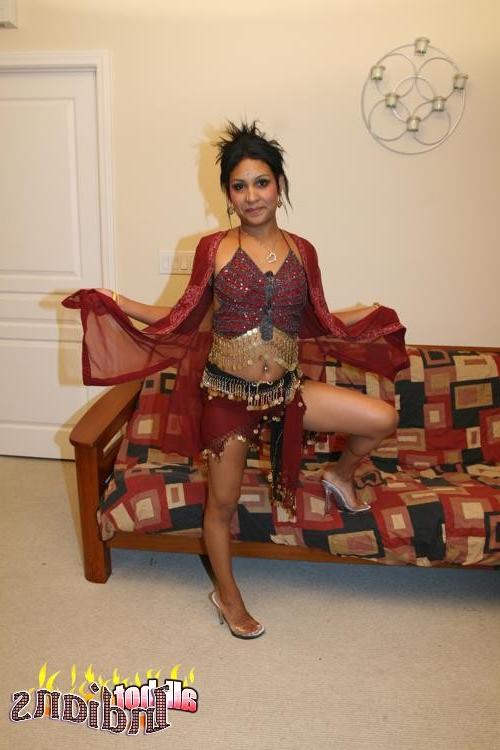 15P Elating Indian chick stripping and showing her divine breasts
