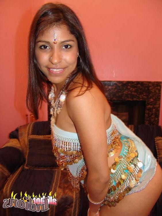 15P Insidious Indian babe teasing us with her sexy black thongs