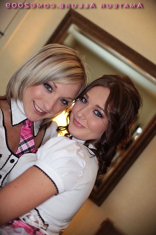 16P two hot teen babes suck two lucky cocks and eat cum